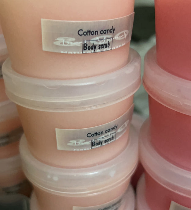 Cotton candy body scrub