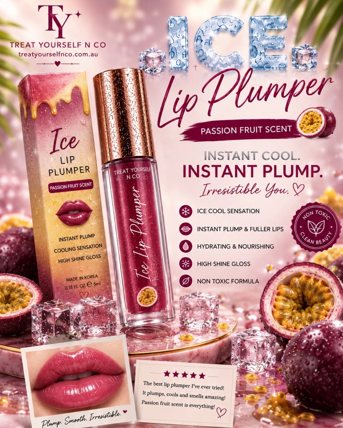 Lip oil passion fruit