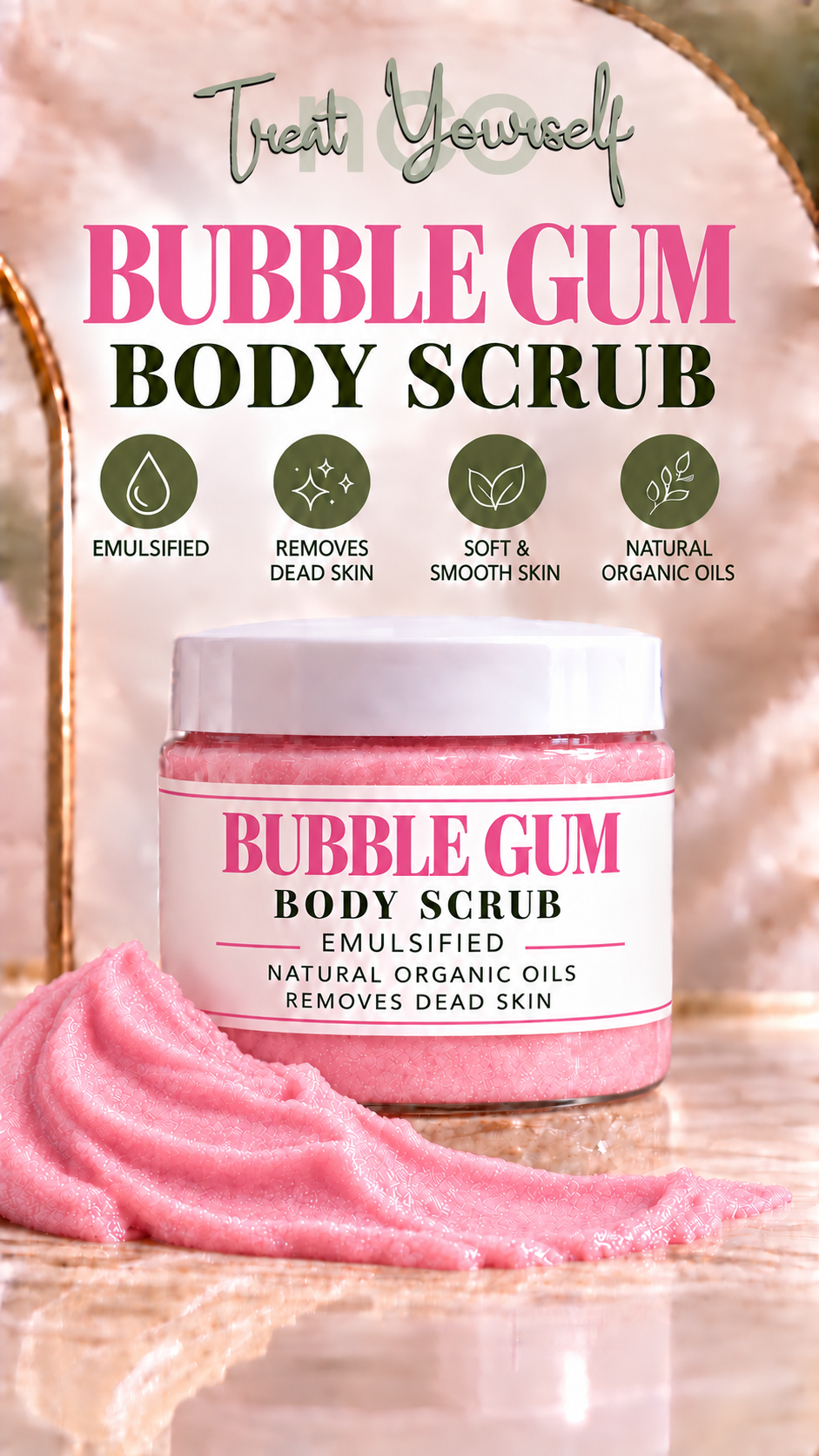 Body scrub Bubble Gum